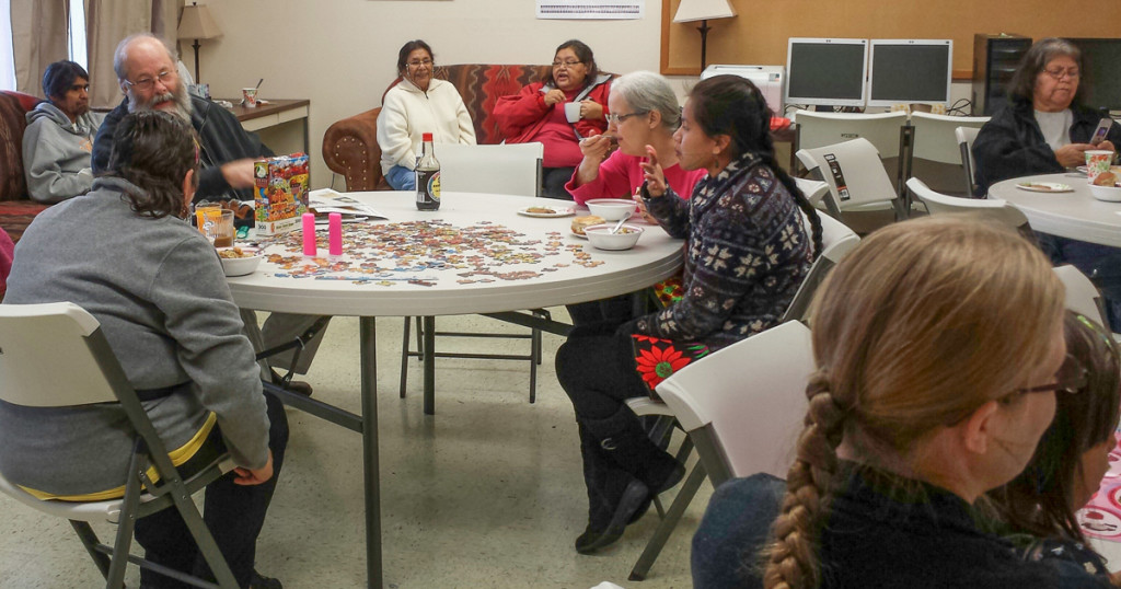 Wounan visit Nez Perce Elders